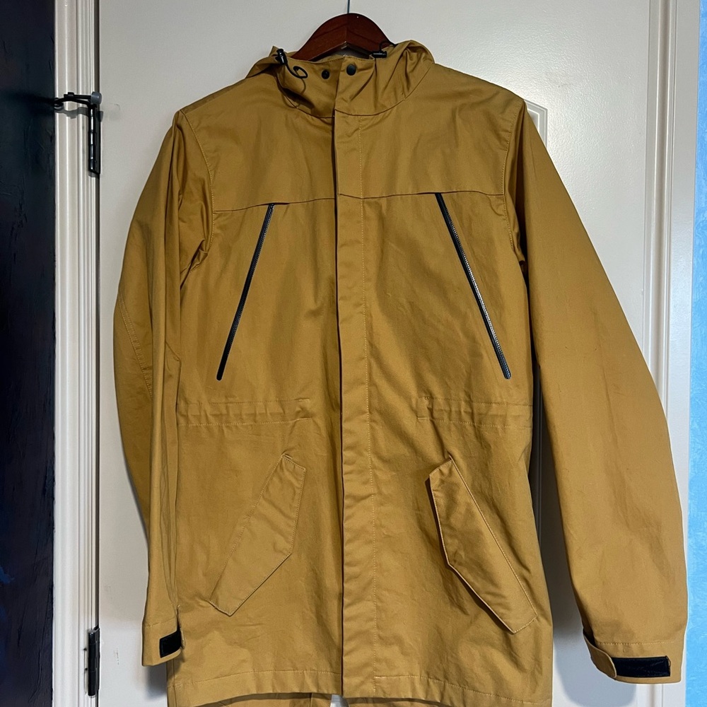 Men's Jiberish Mustard Fishtail Cotton Parka